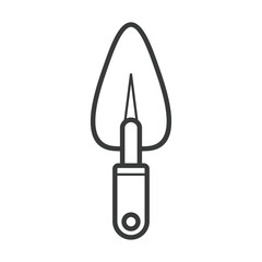 Simple cartoon carpentry and construction tools for home equipment and maintenance outline vector design art