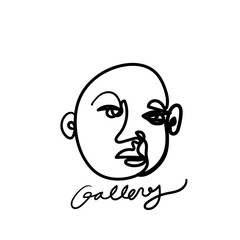 Vector Illustration of a zombie or people head for the logo