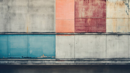 Exterior architectural background with geometric shapes and concrete patterns