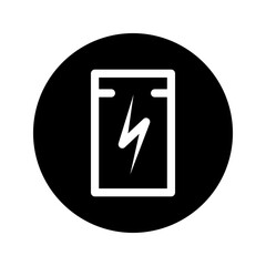 Charging battery illustrations icon vector