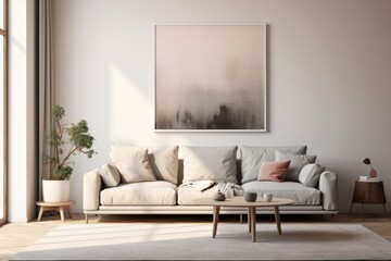 Fototapeta na wymiar Modern living room interior wth designer touch decoration. Contemporary living space