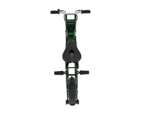Naklejka premium Electric bike isolated on background. 3d rendering - illustration