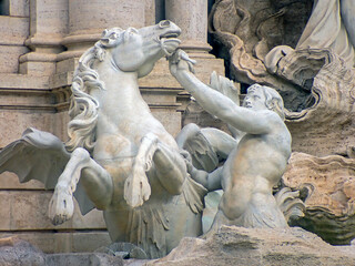 Fontana di Trevi a Roma, Italia. Uno dei simboli di Roma.