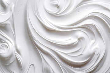 White lotion texture for skin care cosmetics background.