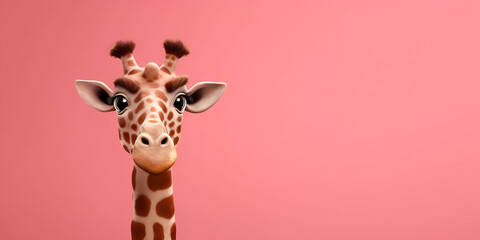 Beautiful Giraffe Design, Perfect for Your Project or Wallpaper, Ai Generative