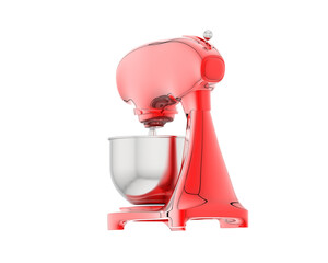 Fototapeta premium Food mixer isolated on background. 3d rendering - illustration