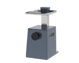 Meat grinder isolated on background. 3d rendering - illustration