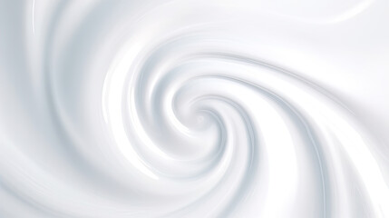 white abstract background, white cream swirl , white smooth cream - obrazy, fototapety, plakaty