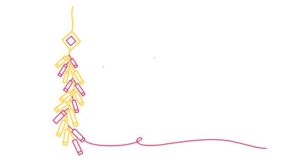 Icon of imlek. Chinese new year celebrations. Chinese new year icon.