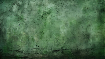 Green colors old grunge wall texture