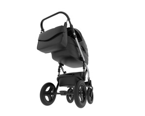 Stroller isolated on background. 3d rendering - illustration