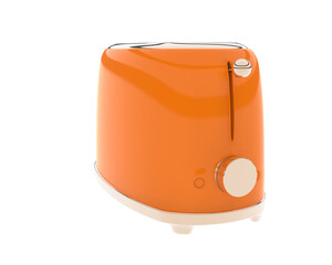 Toaster isolated on background. 3d rendering - illustration