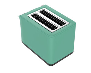 Toaster isolated on background. 3d rendering - illustration