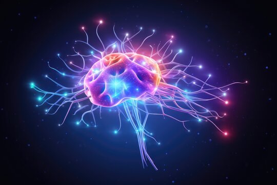 Sleep routine, sleep aids treatment. Human Brain sleep technology and environment, sleeping health and quality. Brain waves sleep assessment and physiology research, circadian rhythms deep sleep phase