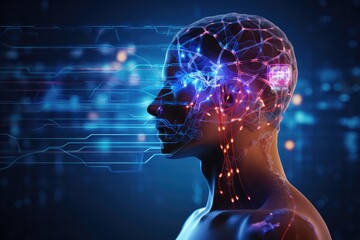 Obraz premium Restful sleep good sleep hygiene, deep sleep and REM sleep. Sleep patterns and stages sleep architecture. Sleep tracking tools provide sleep quality Brain wave insights and Sleep apnea and snoring.