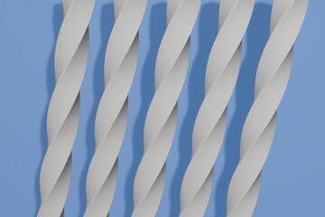 abstract wallpaper or background 3d illustration, backdrop for website home page, business banner, 3d render, blue and white