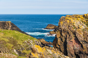 views of the Butt of Lewis Lighthouse and its seascape,
isle of Lewis, Scotland