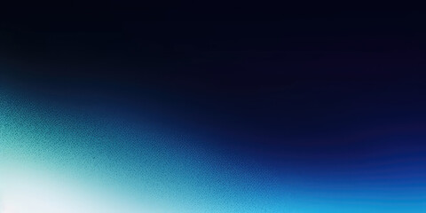 Fototapeta premium blue background, Dark blue white black grainy color gradient on dark background, glowing noise texture