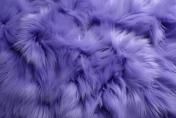 Seamless pattern featuring a plush, purple-colored fake fur texture, creating a repetitive and cohesive background.