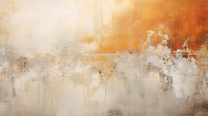 Abstract painting with gold accents, modern decoration, contemporary art