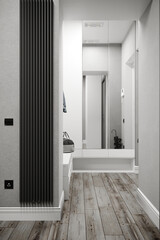 3d rendering contemporary modern interior design