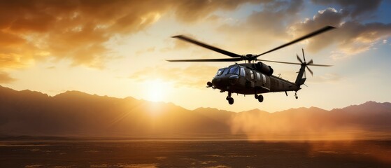 Helicopter Flying Over Body of Water, A Clear View of Modern Aviation in Action