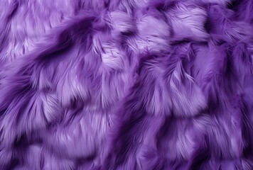 Seamless pattern featuring a plush, purple-colored fake fur texture, creating a repetitive and cohesive background. - obrazy, fototapety, plakaty