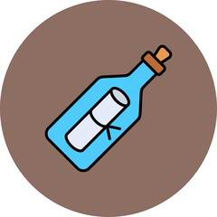 Message In Bottle Icon
