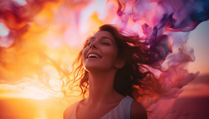 Photo of happy and exited person