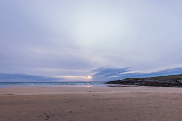 seascape inside the Eoropie Beach close to the village of Ness, Isle of Lewis, Scotland