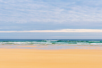 seascape inside the Eoropie Beach close to the village of Ness, Isle of Lewis, Scotland