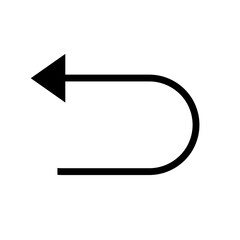 Undo arrow icon 