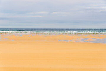 seascape inside the Eoropie Beach close to the village of Ness, Isle of Lewis, Scotland