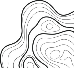 Topographic Map Lines