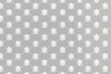 Fototapeta premium geometric background of white shapes on a gray background