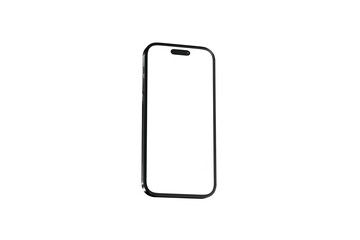 Mobile phone PNG, isolated on a white background