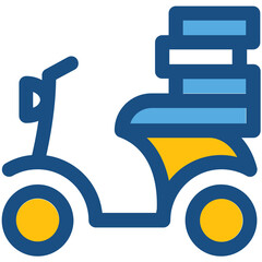 Cargo Bike Vector Icon