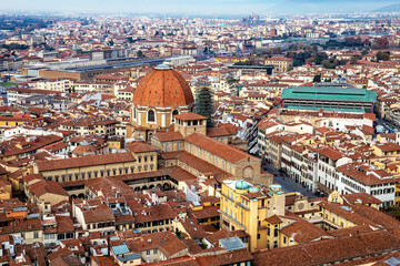 Fototapeta premium Historic Centre of Florence, Tuscany, Italy, Europe.