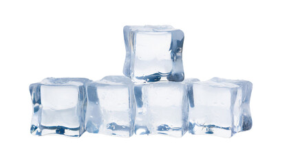 Ice cubes - isolated