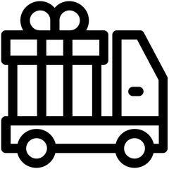 Delivery Van Vector Icon