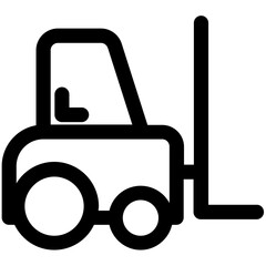 Forklift Vector Icon