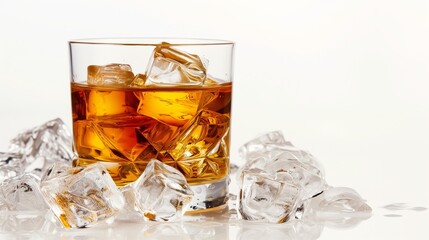 Classic Comfort: Whiskey with a Touch of Ice