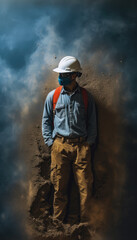 Naklejka premium Symbolic abstract photo of labor day