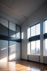 Fototapeta premium 天井の高いレッスンホールのような内観