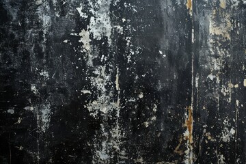 Obraz premium Grunge distressed brush strokes on black background