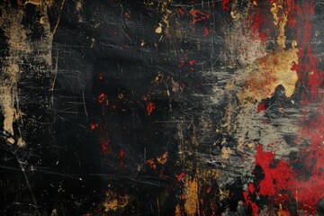Grunge distressed on black background - obrazy, fototapety, plakaty