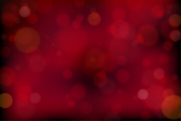 Blurry red bokeh background