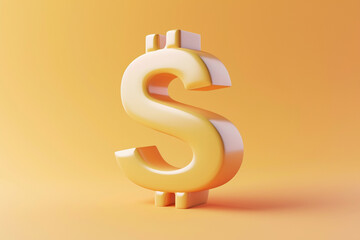 finance illustration 3d minimalistic