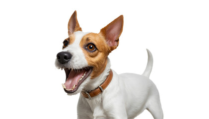 cute dog isolated, transparent background