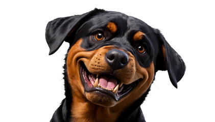 Fototapeta premium cute dog isolated, transparent background